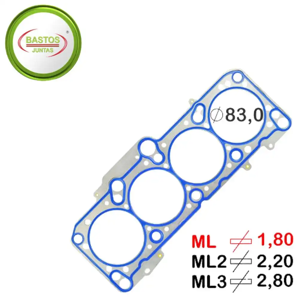 JUNTA CABECOTE PASSAT 1.6 1.8 85/ ALCOOL/ GASOLINA METAL