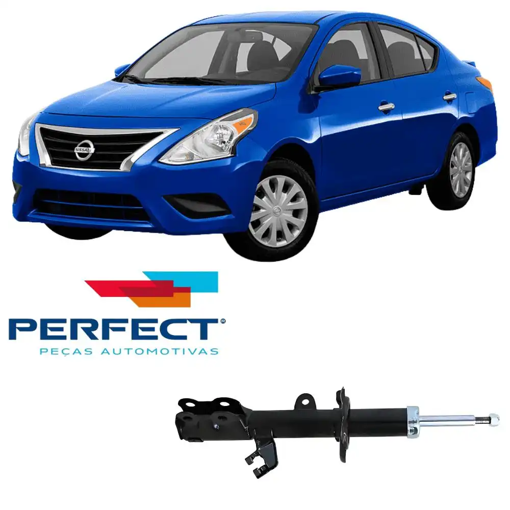 AMORTECEDOR DIANTEIRO NISSAN VERSA 2011 A 2021 ESQUERDO