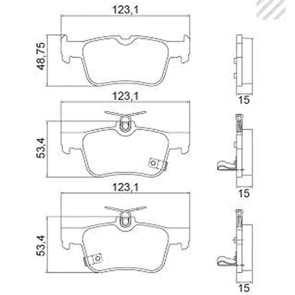 PASTILHA FREIO TRASEIRA HONDA CIVIC 2.0 16V 2017/ C/CERAMICA