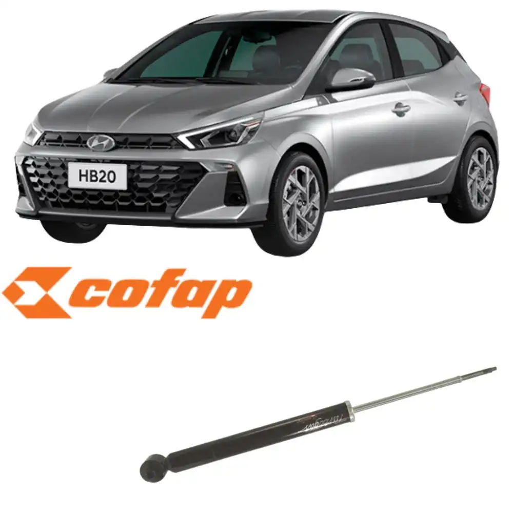 AMORTECEDOR TRASEIRO HYUNDAI HB20 2012 A 2022