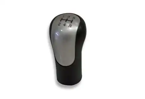 MANOPLA ALAVANCA CAMBIO FIESTA ECOSPORT 2007/ PRATA