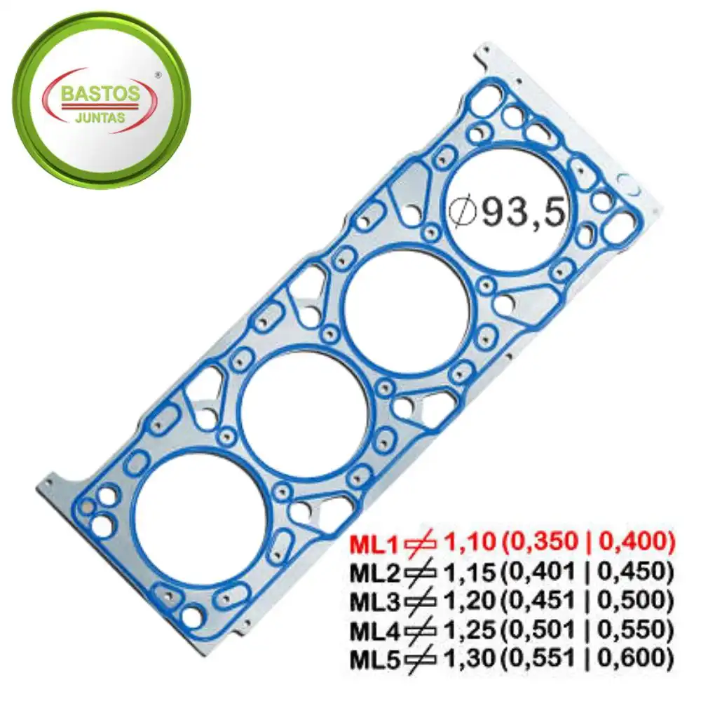JUNTA CABECOTE HILUX 2.8 16V 2016 ACIMA METAL 1 PIC