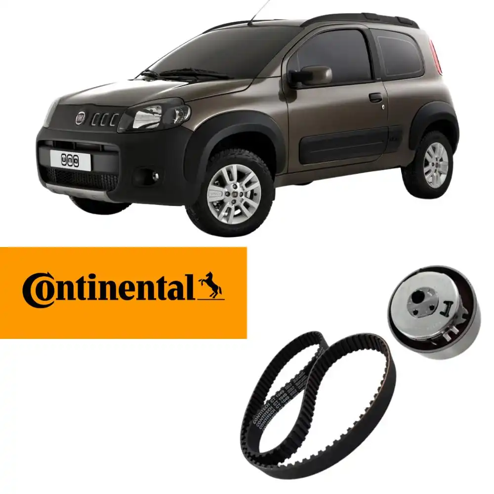KIT CORREIA DENTADA UNO 1.0 8V 2010 A 2013
