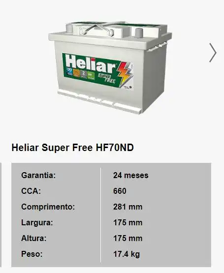 BATERIA UNIVERSAL 70 AMP. POSITIVO DIR ( SUPER FREE )