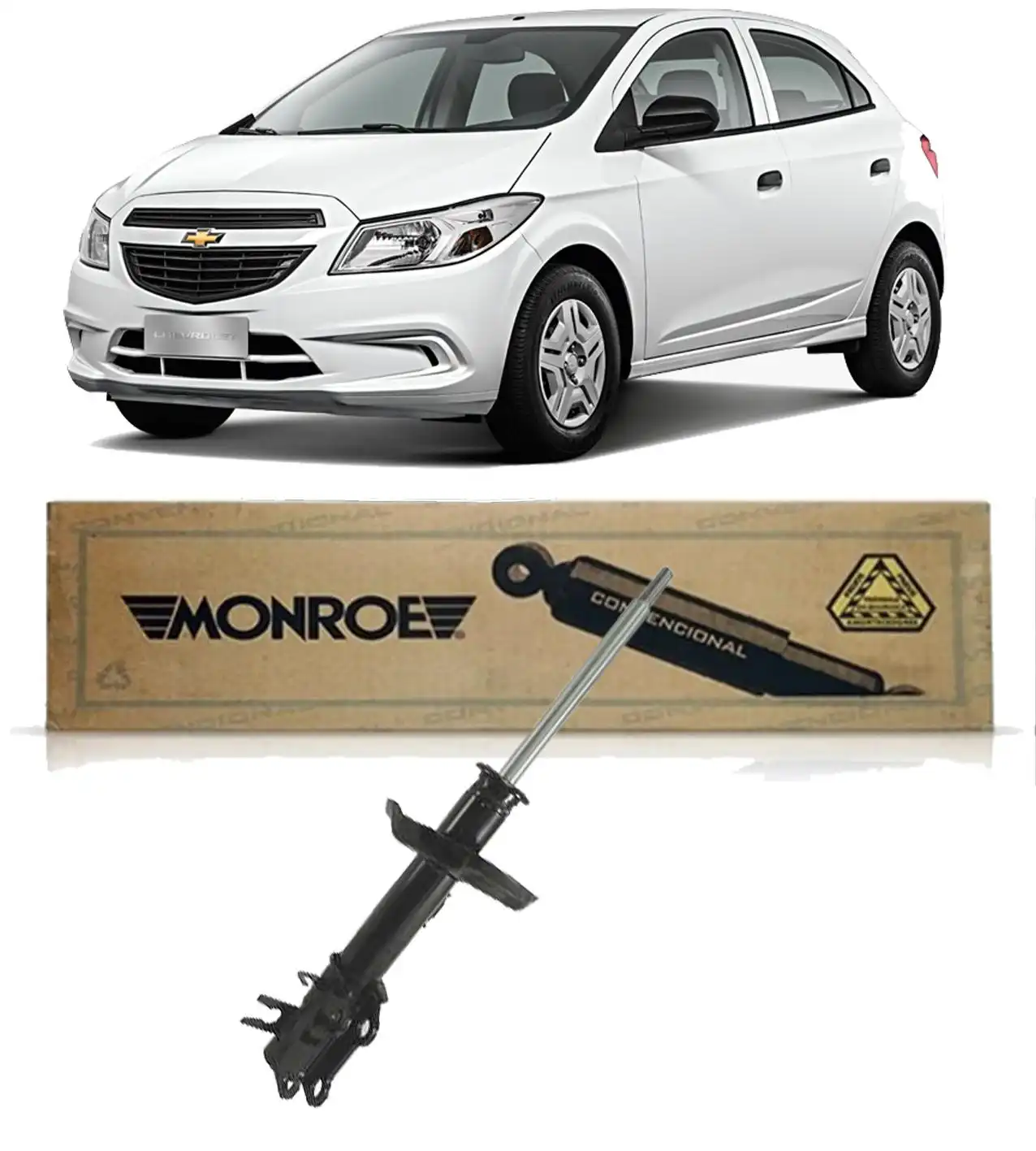 AMORTECEDOR DIANTEIRO ONIX 2012 A 2020 ESQUERDO