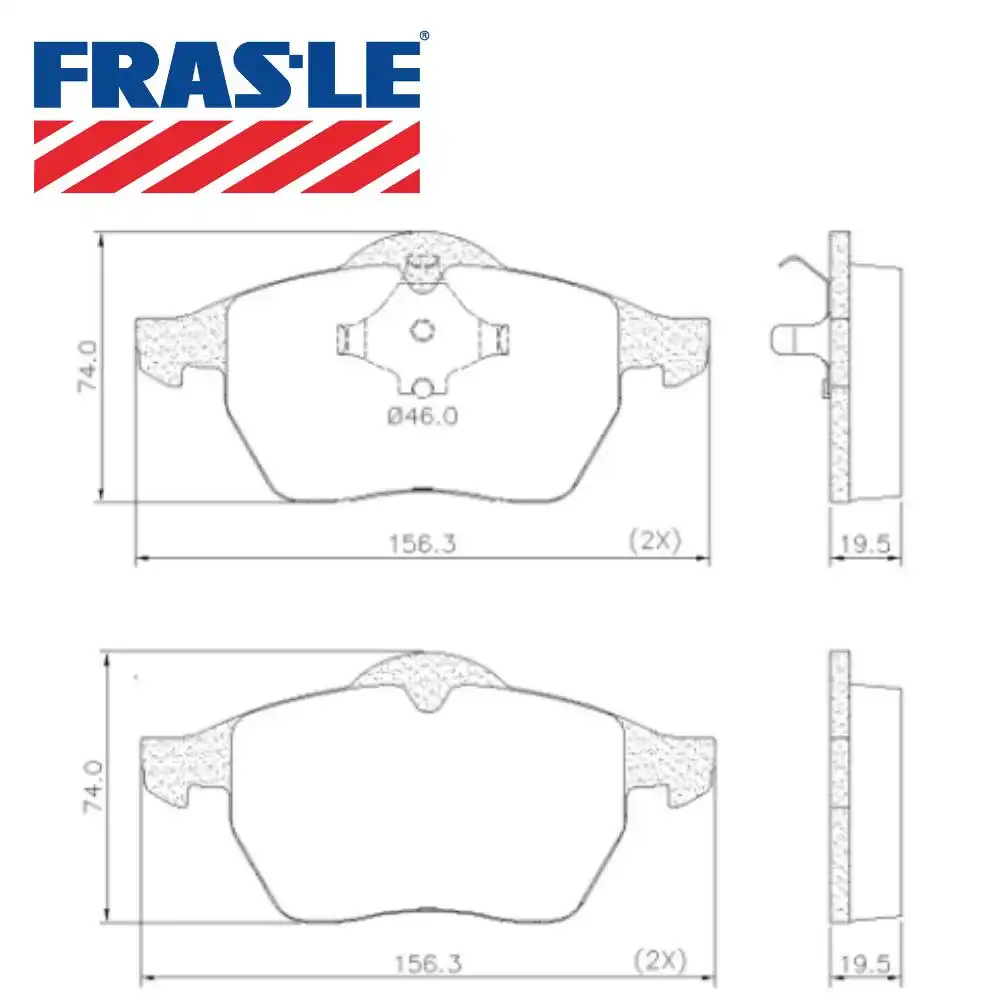 PASTILHA FREIO DIANTEIRA GOLF 2.0 2.8 2.9 1991 A 1997