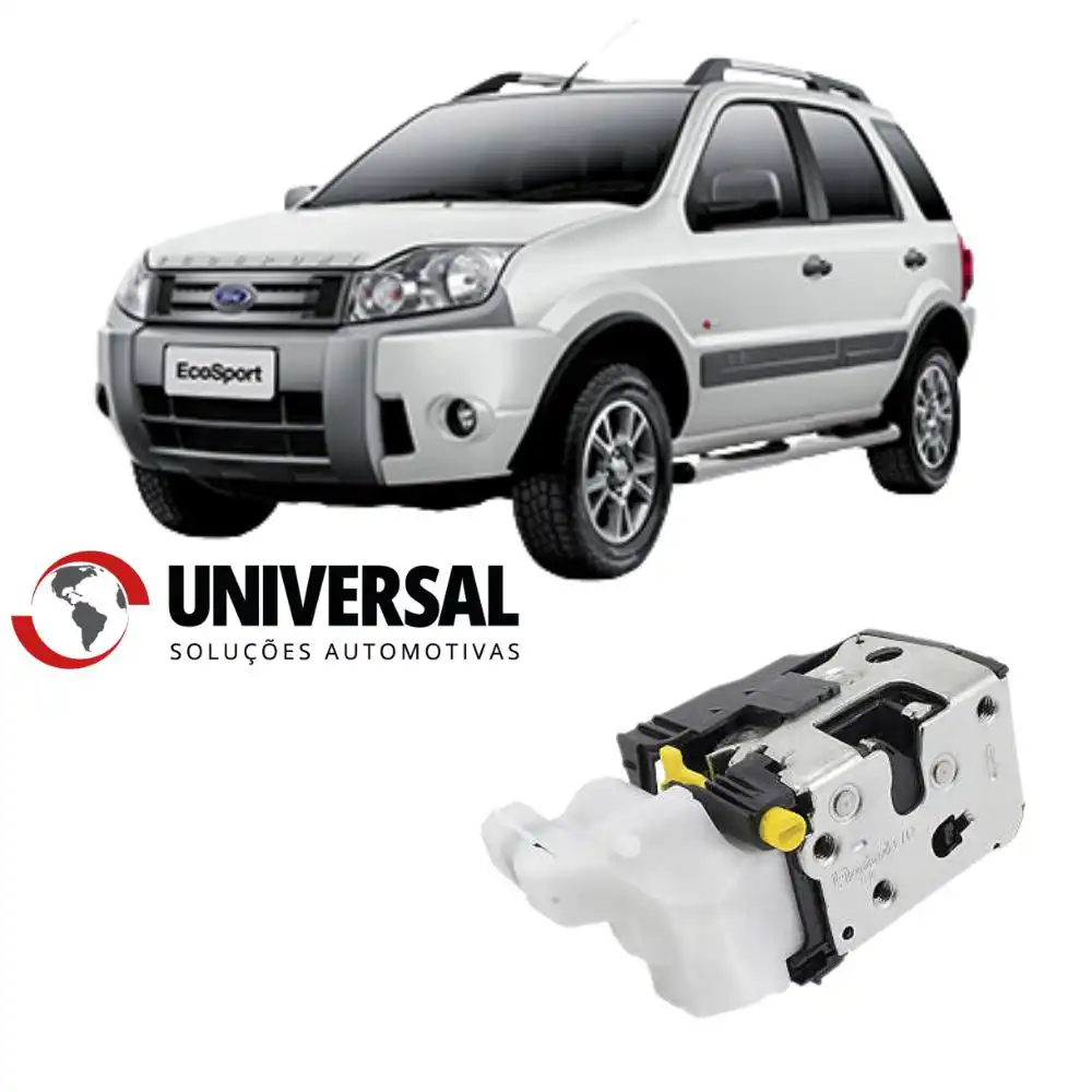 FECHADURA PORTA ECOSPORT 2002 A 2012 TRAS DIR ELETRICA