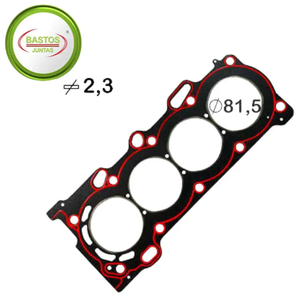 JUNTA CABECOTE TOYOTA COROLLA 1.6 1.8 16V 2003 A 2010 FIBRA