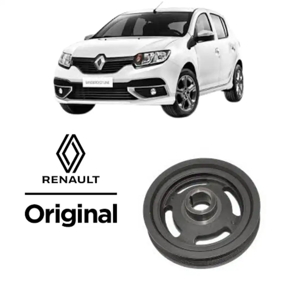 POLIA VIRABREQUIM LOGAN 1.6 2016 ACIMA