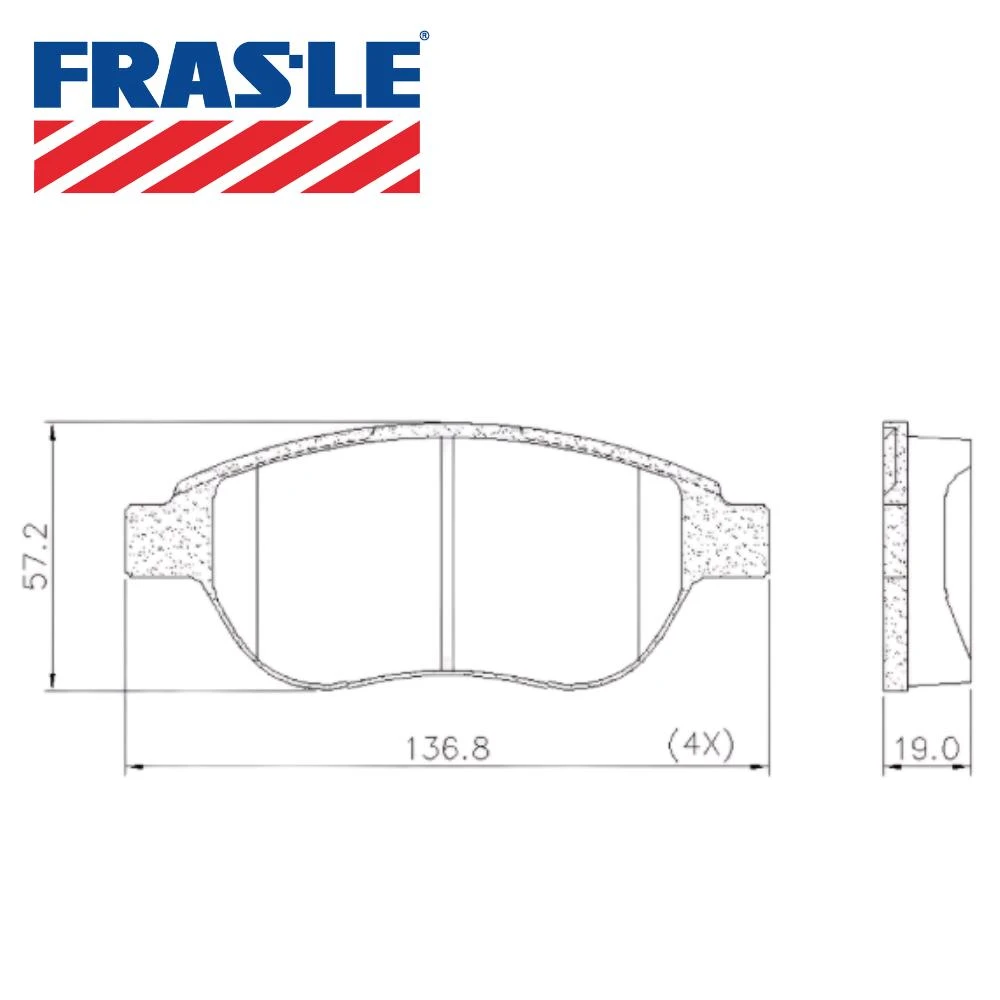 PASTILHA FREIO DIANTEIRA CITROEN C4 PALLAS 2002/ CERAMICA
