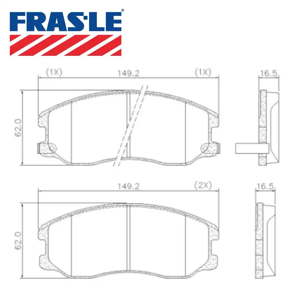 PASTILHA FREIO DIANTEIRA CAPTIVA 2.4 4X2 2009/