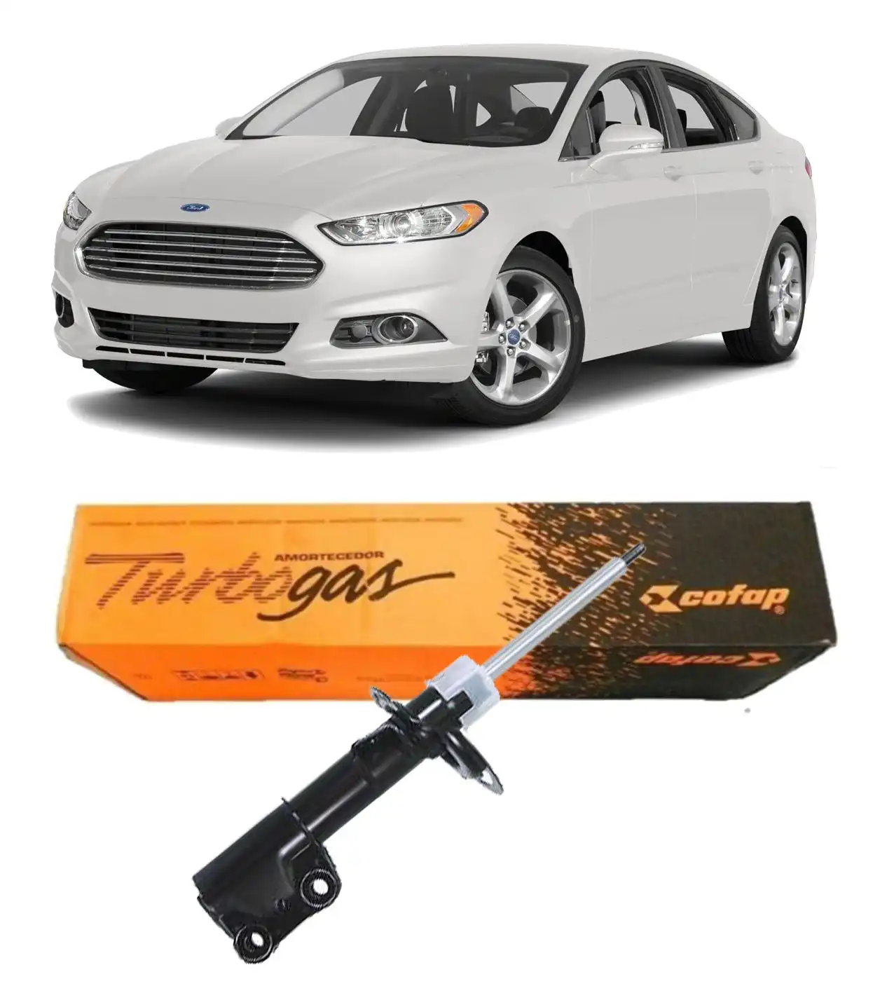 AMORTECEDOR DIANTEIRO FUSION 2013 A 2019 DIREITO