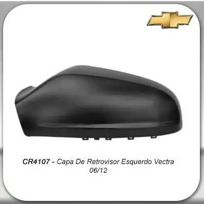 CAPA ESPELHO EXT VECTRA 2006/ ESQ PRETA