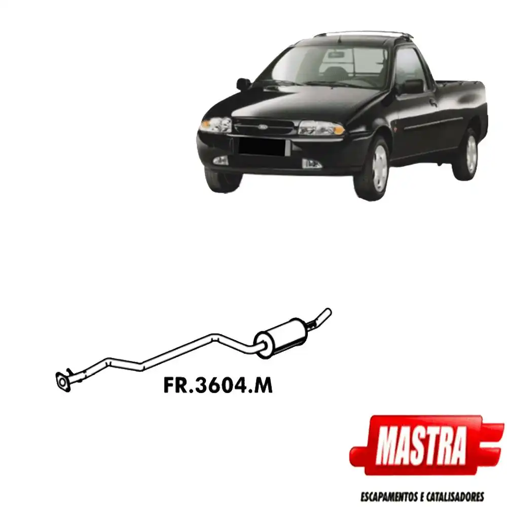 SILENCIOSO INTERMEDIARIO COURIER 1.0 1.3 1997 A 1999