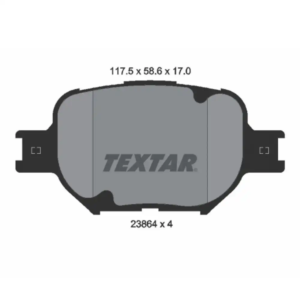 PASTILHA FREIO DIANTEIRA LEXUS IS 250 2.5 2013 A 2016