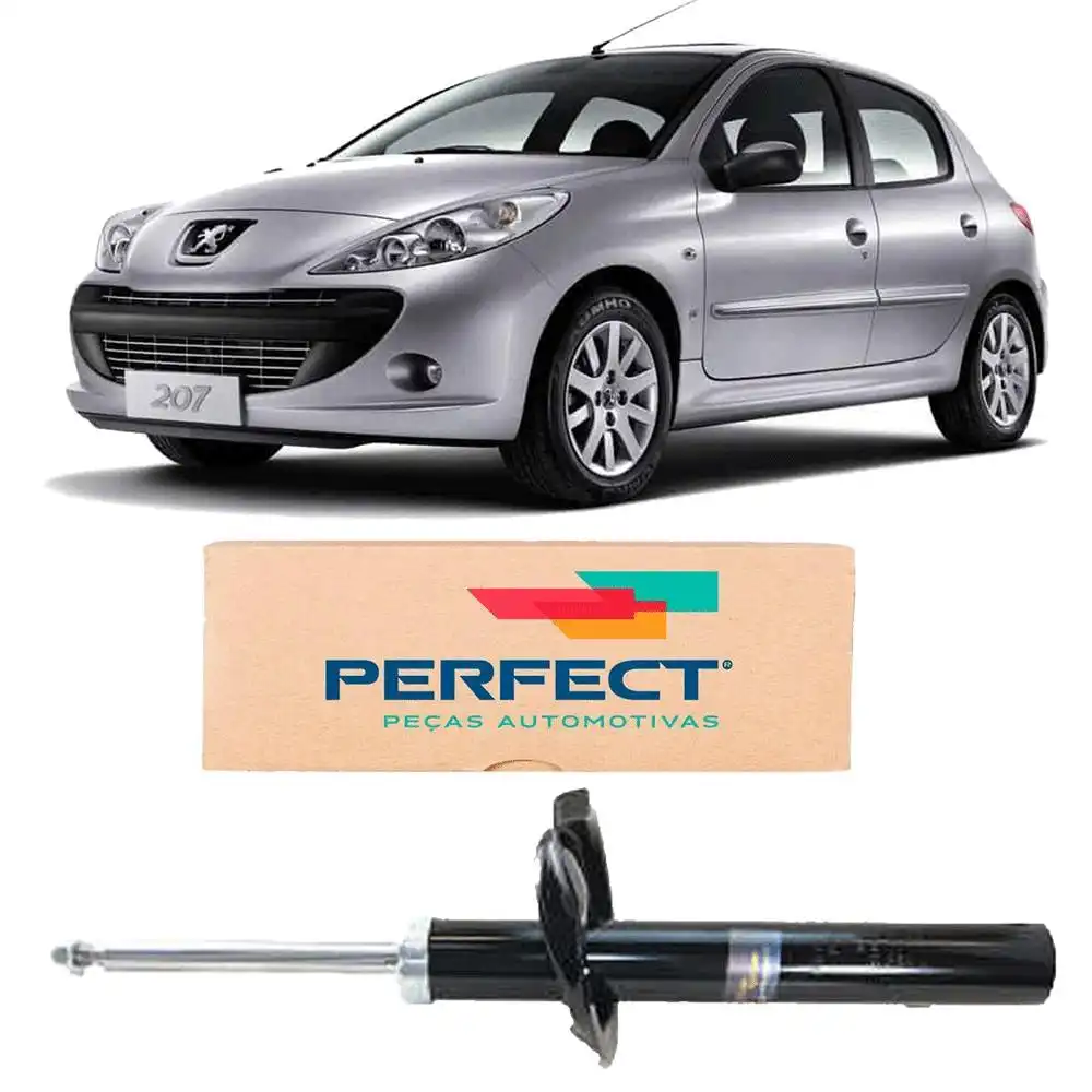 AMORTECEDOR DIANTEIRO PEUGEOT 207 1.4 1.6 2008/ ESQUERDO
