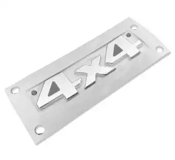 EMBLEMA "4X4" FIAT TORO 2016 EM DIANTE CROMADO PORTA