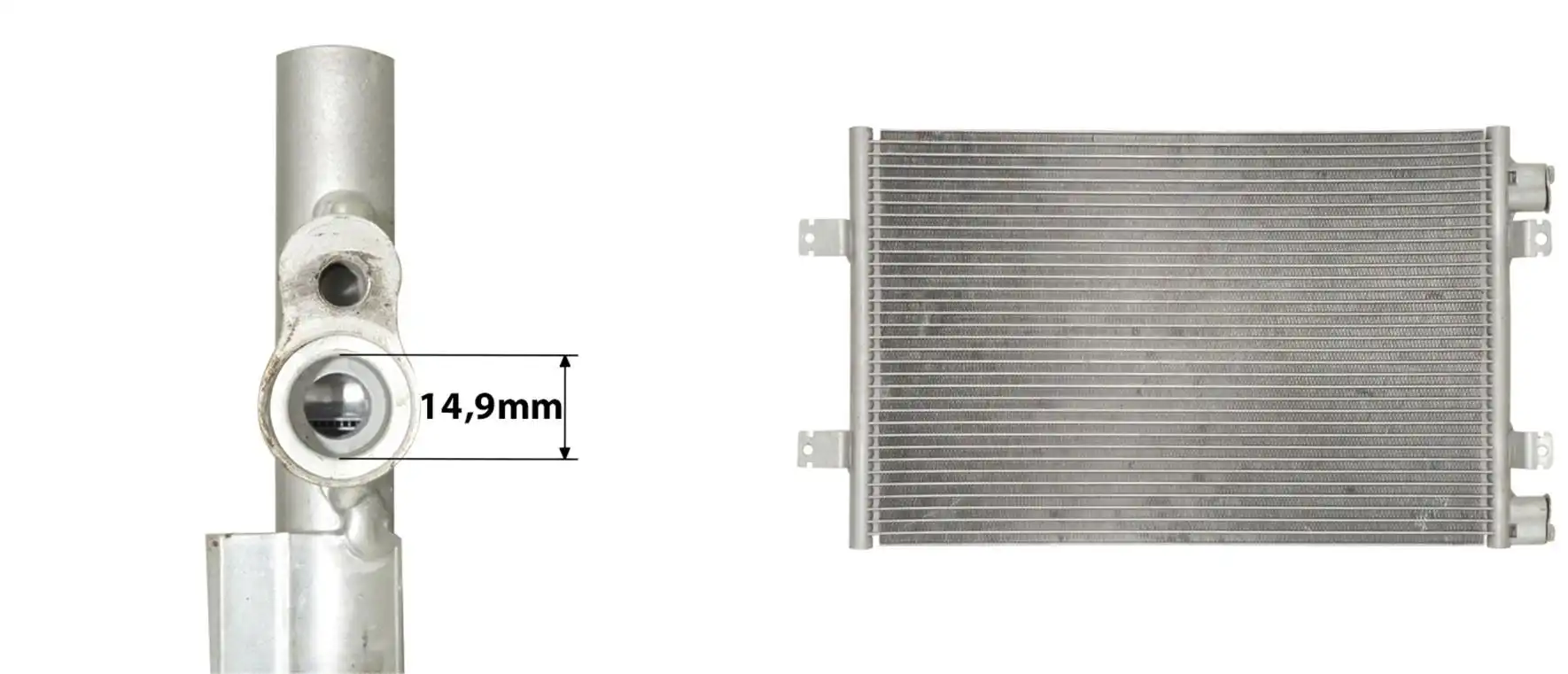 CONDENSADOR AR CONDICIONADO KA 2012 A 2014 FURO CONEXAO 14,9