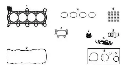 JUNTA MOTOR HONDA NEW CIVIC 1.8 16V 2006 A 2015  SUPERIOR CO