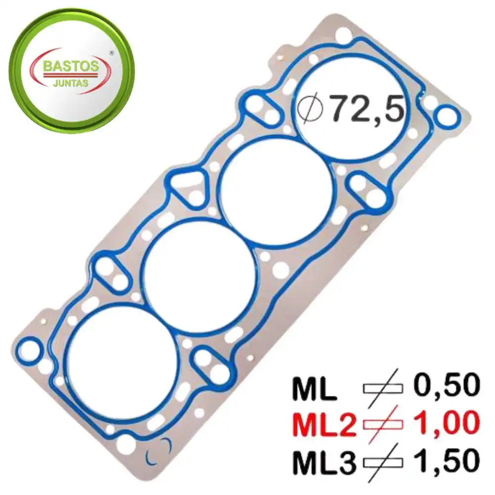 JUNTA CABECOTE UNO 1.4 8V FIRE EVO 2010 A 2016 METAL 1,0MM