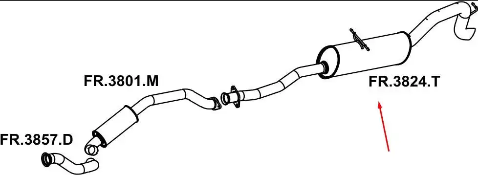 SILENC TRAS RANGER CAB.DUPLA 3.0 2005 A 2009