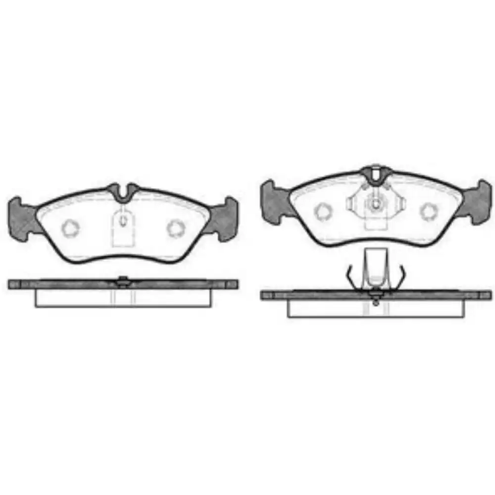 PASTILHA FREIO TRASEIRA TOYOTA HILUX SW4 2.4 2.8 3.4 V6 1996