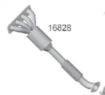 CANO SAIDA MOTOR FOCUS 1.6 2.0 ZETEC 2009/2010 C/ CATALISADO