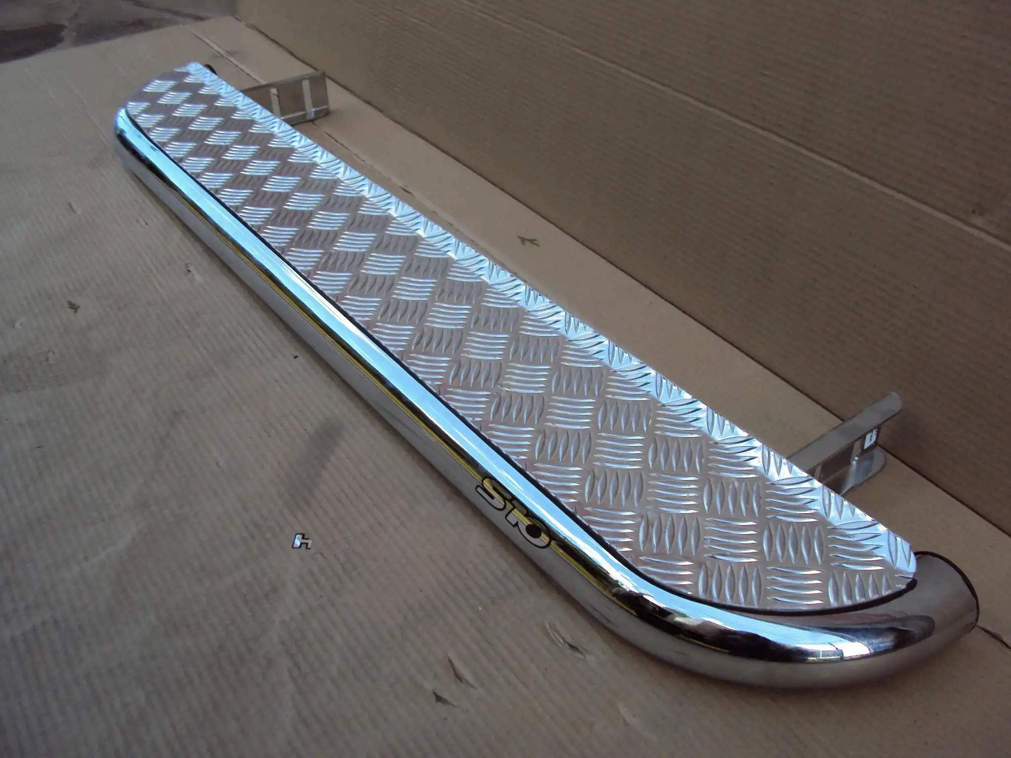 ESTRIBO LATERAL S-10 96/11 CAB.DUPLA(2.10M)CROMADO