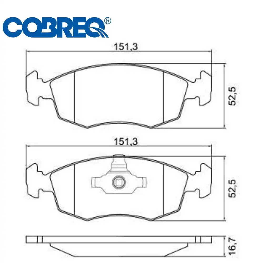 PASTILHA FREIO DIANTEIRA FIAT PALIO 1.3 1.6 16V 2009/