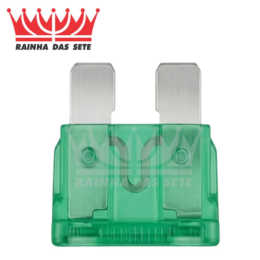 FUSIVEIS DE ENCAIXE 30 AMP VERDE KIT COM 10