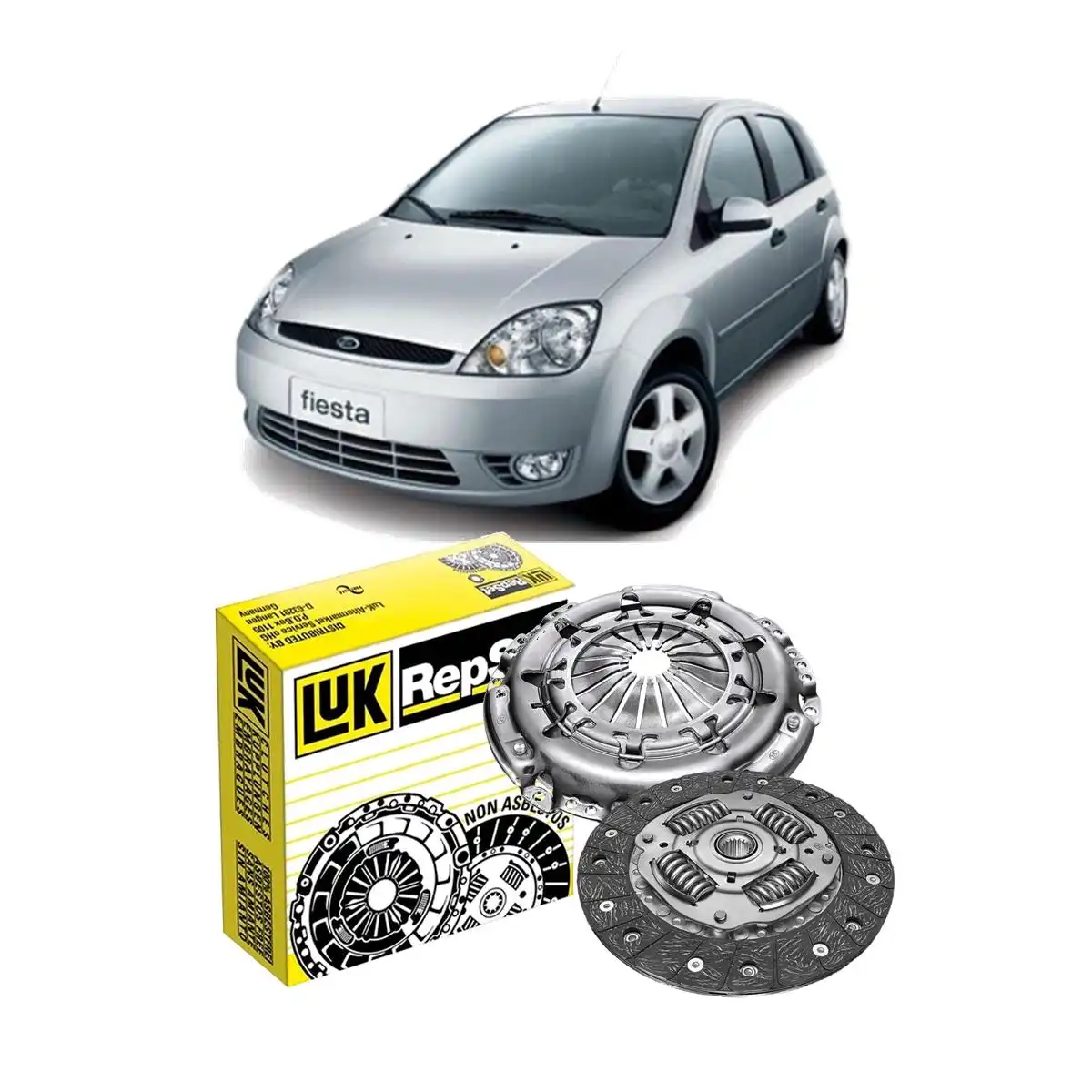 KIT EMBREAGEM FIESTA 1.0 1.3 ENDURA 1996 A 2013 SEM ATUADOR