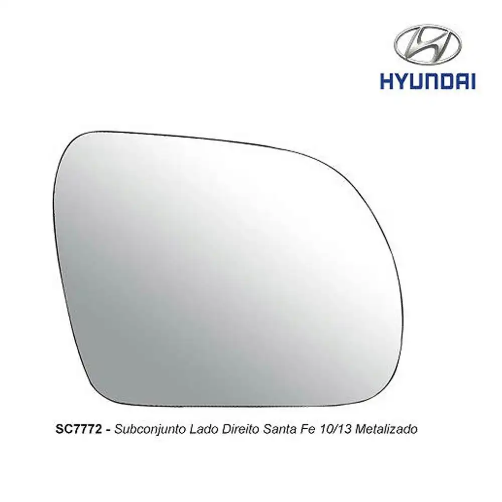 VIDRO ESPELHO SANTA FE 2010 A 2013 DIR (REFIL)