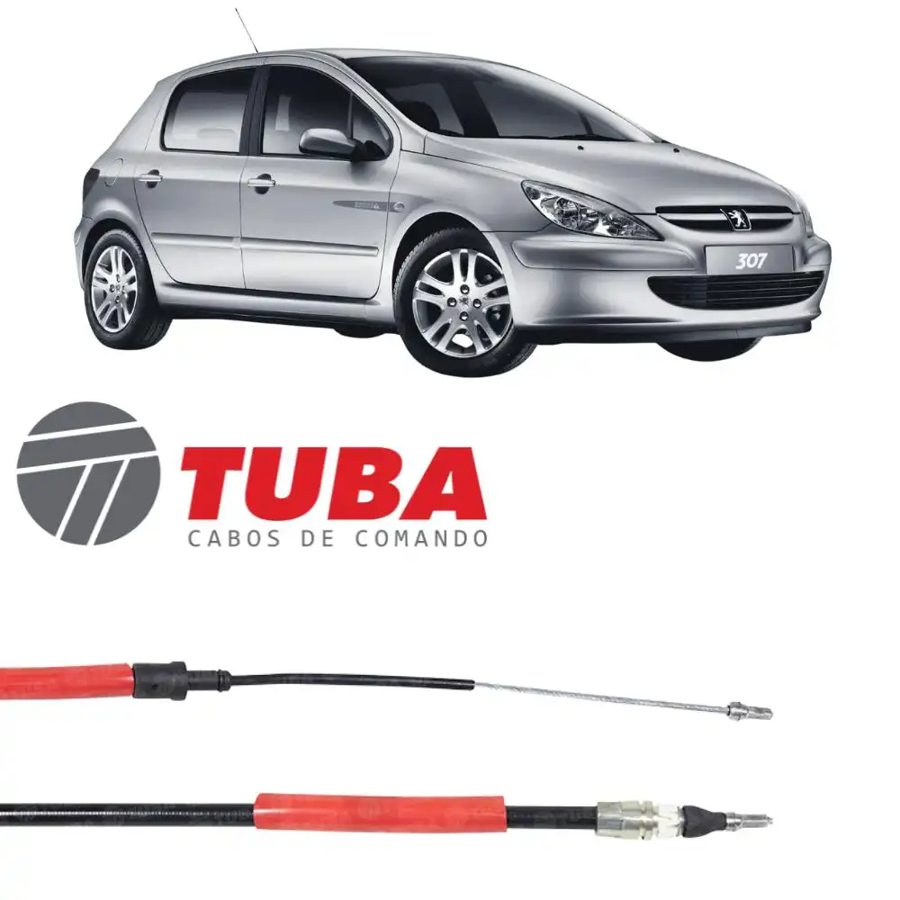 CABO FREIO MAO TRASEIRO PEUGEOT 307 2002 ACIMA