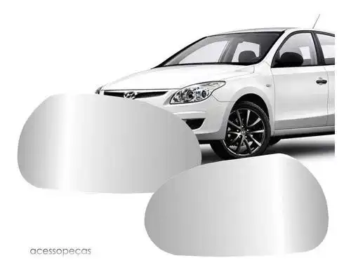 VIDRO ESPELHO HYUNDAI I30 DIR S/ CARCACA