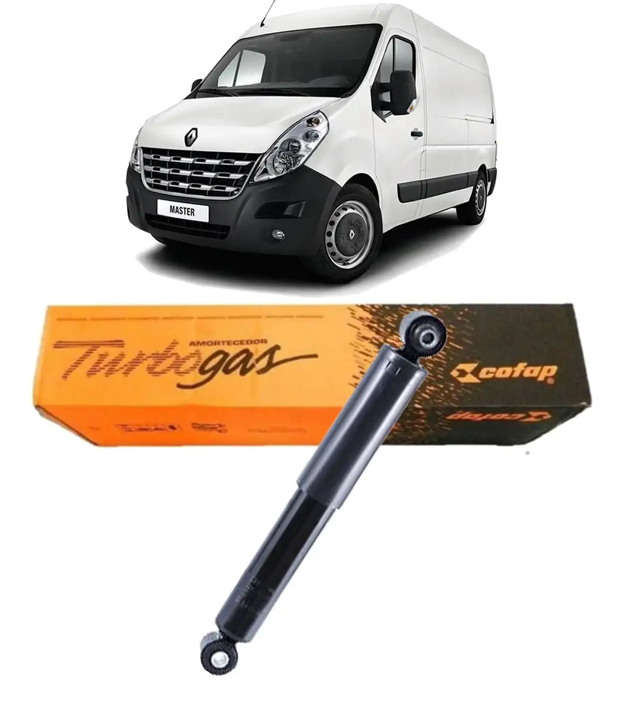 AMORTECEDOR TRASEIRO RENAULT MASTER 2013/