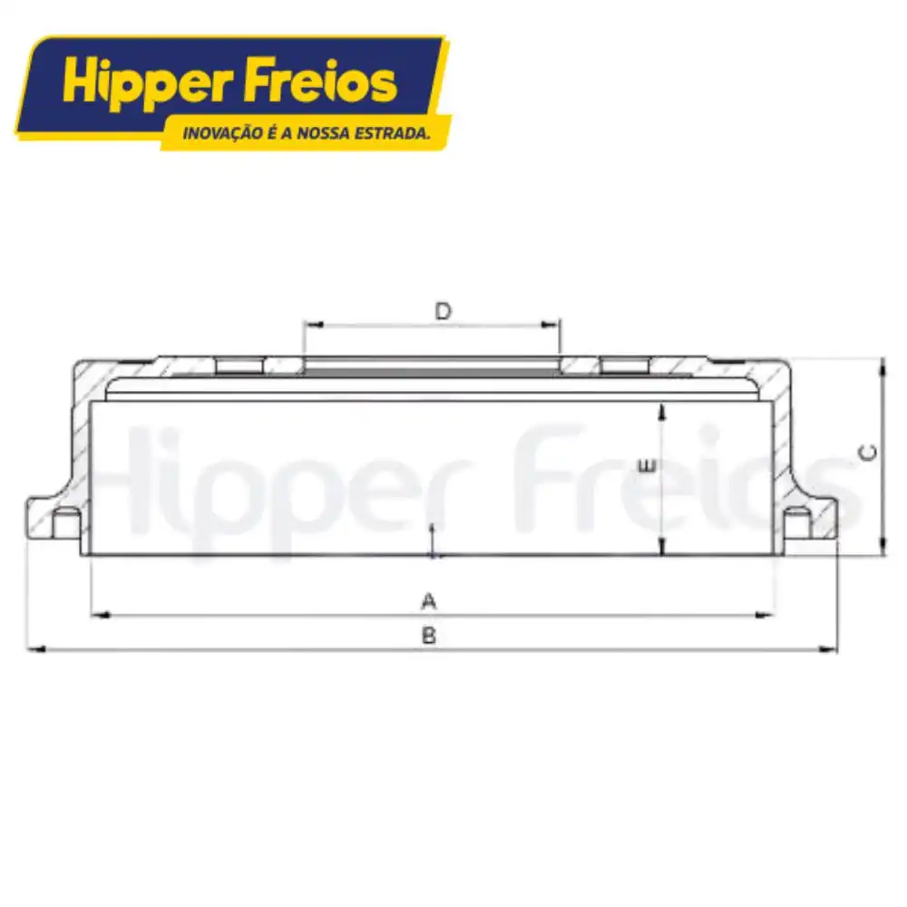 TAMBOR FREIO TRASEIRO XSARA 1.8 16V 2000 ACIMA