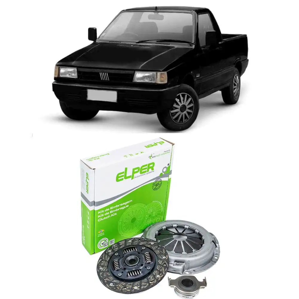 KIT EMBREAGEM FIAT UNO 1.5 1.6 1985 A 1997 COM ROLAMENTO