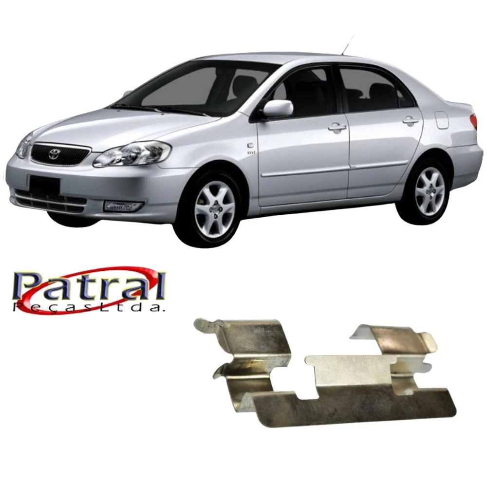 MOLA PASTILHA FREIO TRASEIRO COROLLA 2003 A 2008