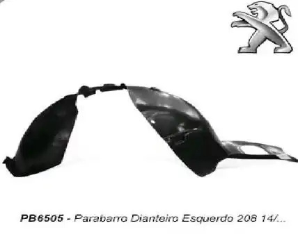 PROTETOR PARALAMA DIANT PEUGEOT 208 14/ ESQ