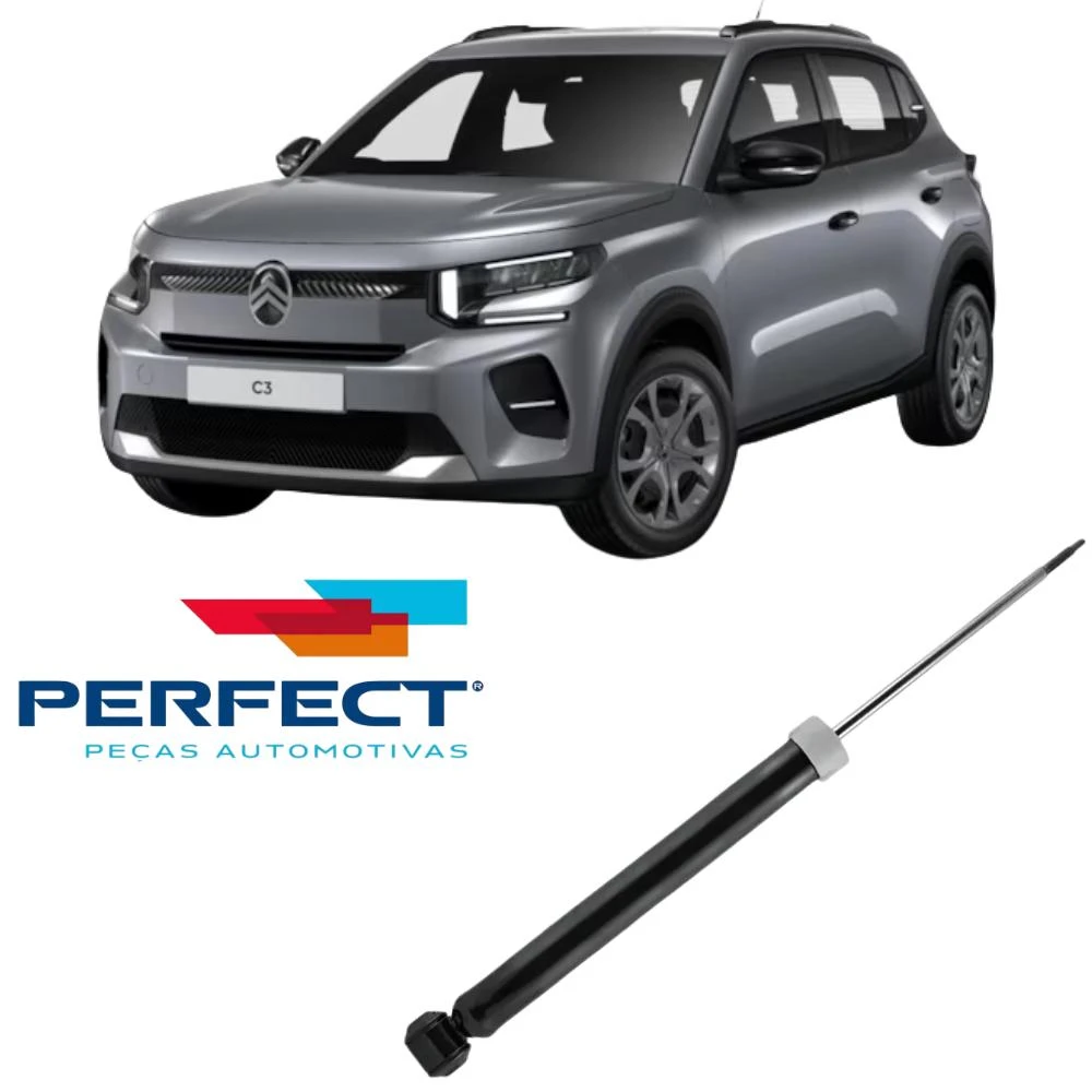 AMORTECEDOR TRASEIRO CITROEN C3 2022 A 2025