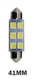 LAMPADA TORPEDO GRANDE (LED) REDONDA 6 LEDS 41MM