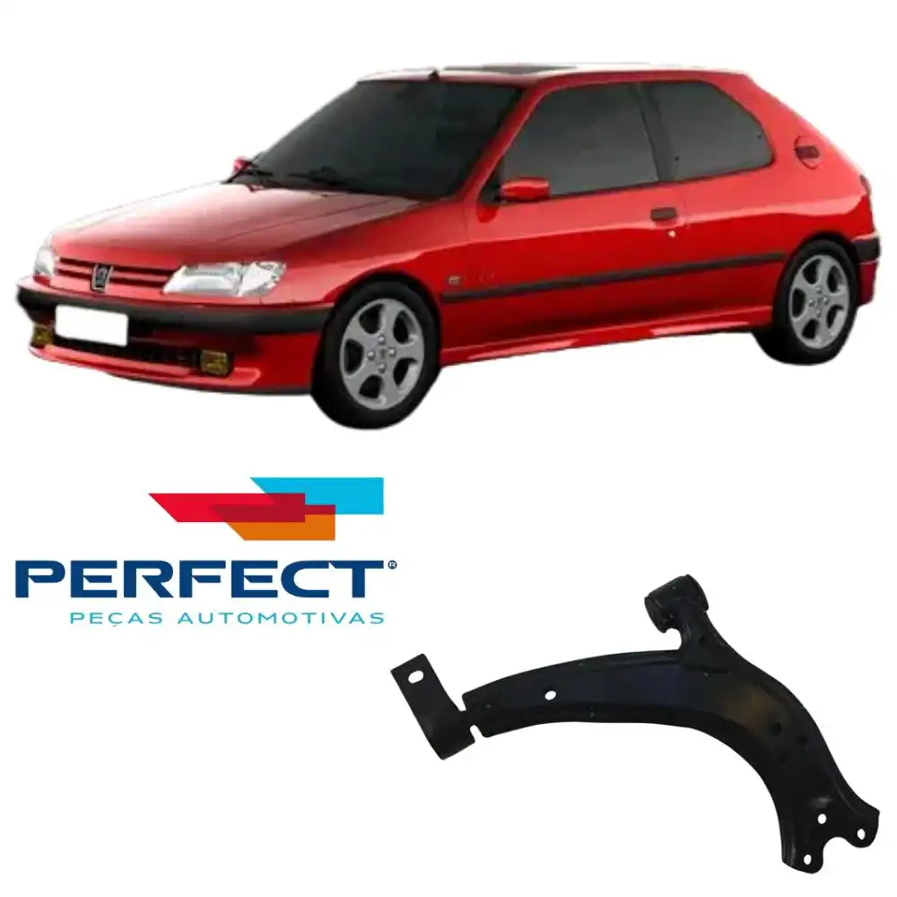 BANDEJA INFERIOR PEUGEOT 306 1994 A 2001 DIREITA SEM PIVO