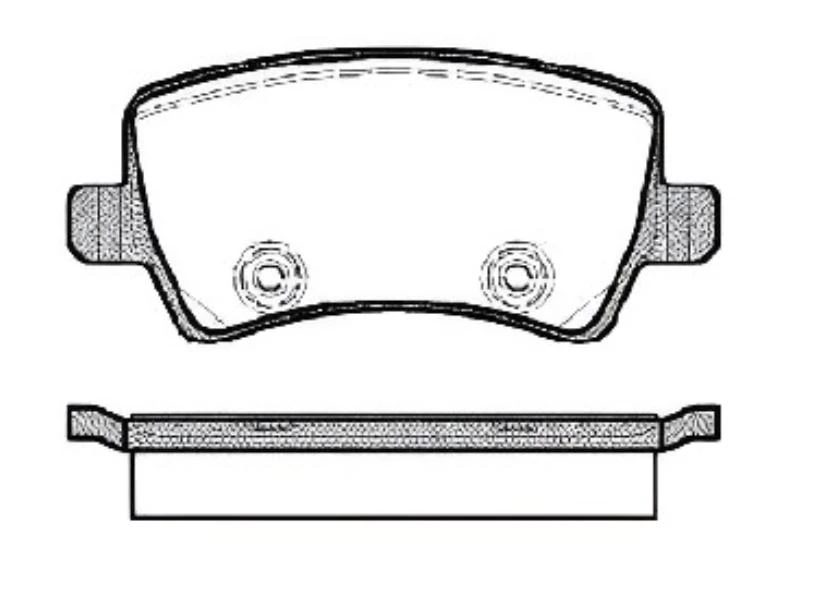 PASTILHA FREIO TRAS  VOLVO XC60 2.0 16V 2010 A 2015