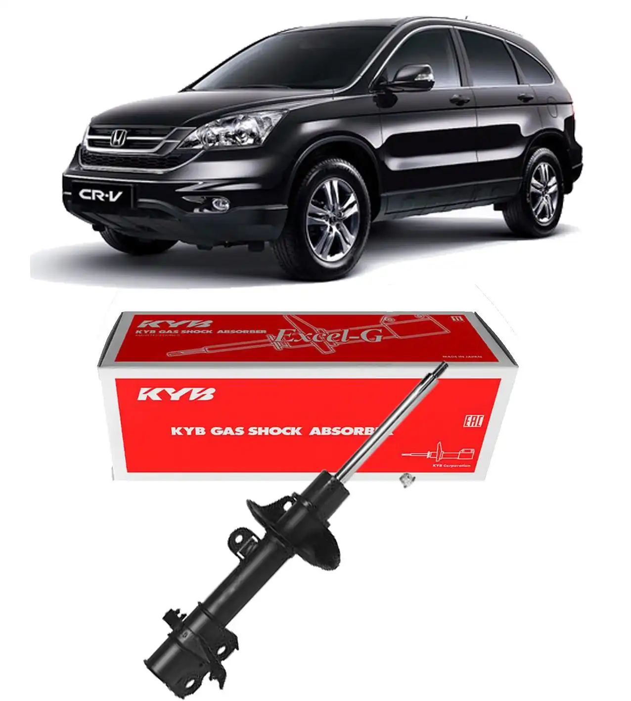 AMORTECEDOR DIANTEIRO HONDA CRV 2007 A 2016 ESQUERDO