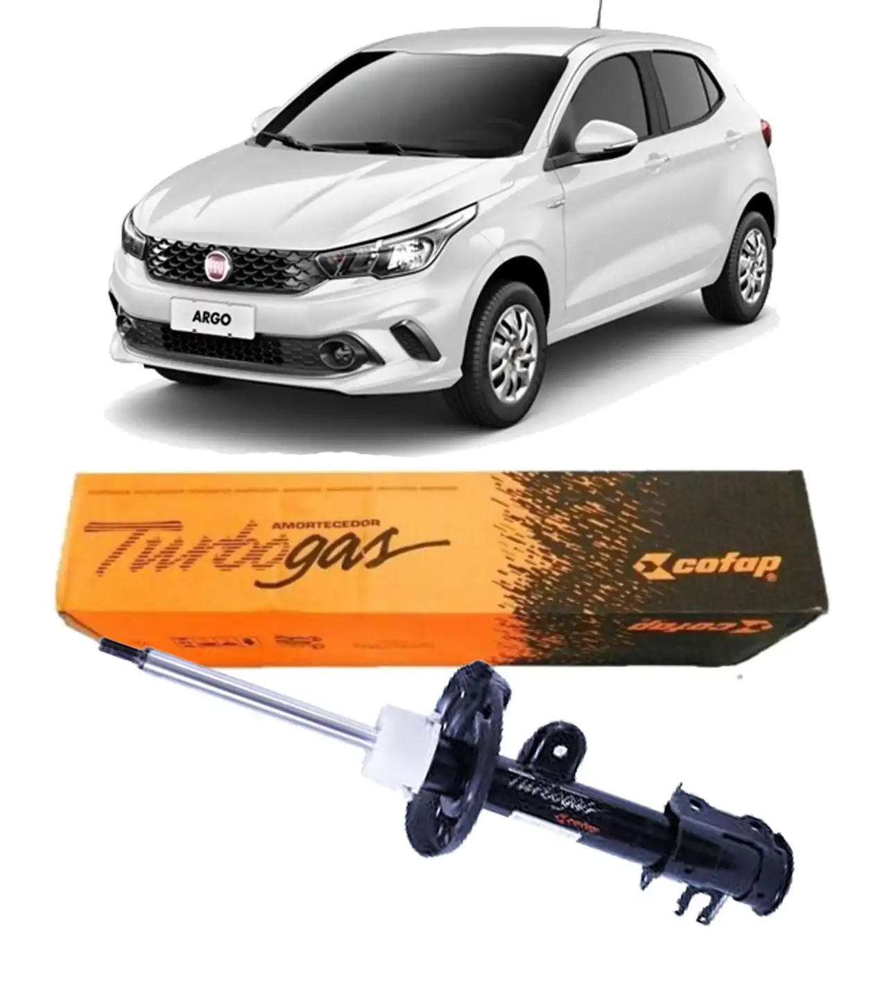 AMORTECEDOR DIANTEIRO FIAT ARGO 2017 A 2021 DIREITO