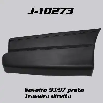 POLAINA TRAS SAVEIRO 93/97 ESQ PRETO