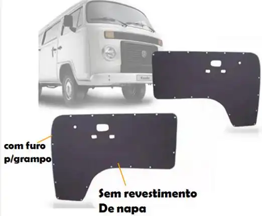 FORRACAO PORTA DIANT KOMBI CLIPPER C/FURO