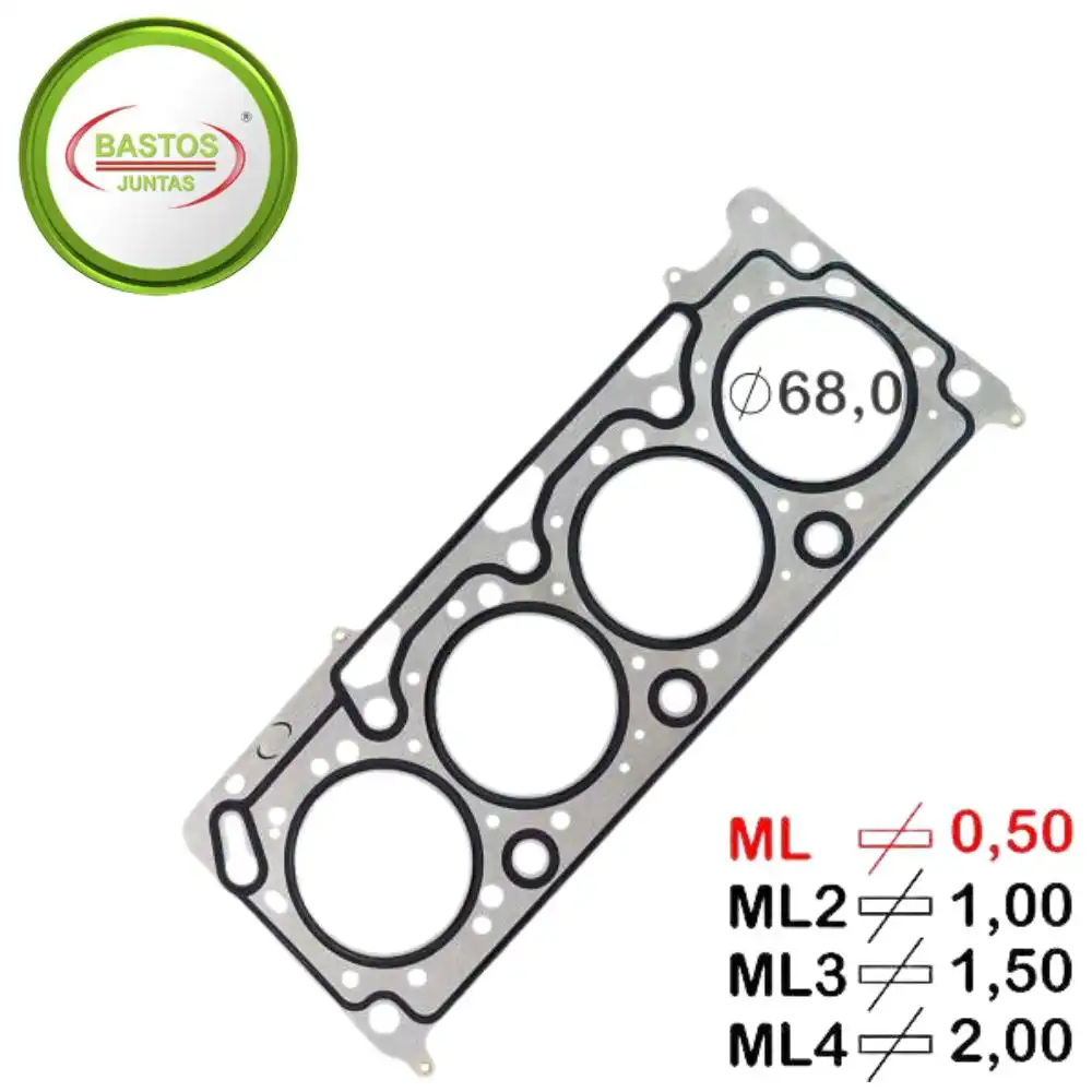 JUNTA CABECOTE GOL 1.0 8/16V EA111 AT 1996/ METAL