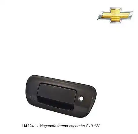 MACANETA TAMPA TRAS S-10 2017/ PRETA