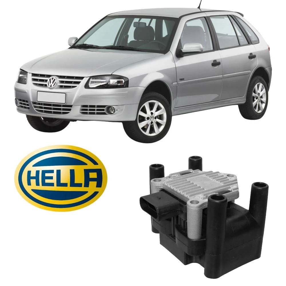 BOBINA INJ ELET GOL 1.0 8/16V 2002/ POWER TURBO 1.0 16V